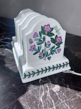 vintage Portmeirion Botanic Garden toast rack England
